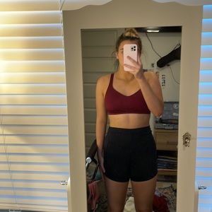 Victoria Sport Maroon Sports Bra